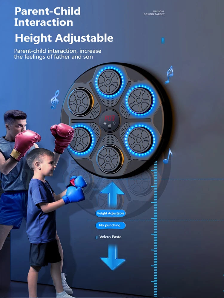 Smart Wall Mounted Bluetooth Music Boxing Trainer