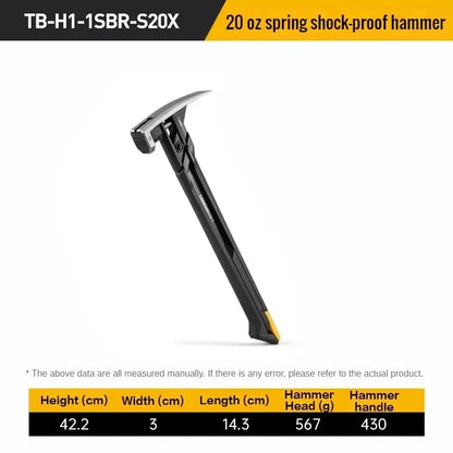 Shock Absorbing Nail Hammer