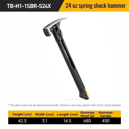 Shock Absorbing Nail Hammer